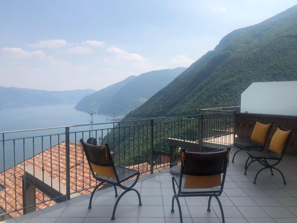 Parzanica La Villetta In Residence Con Piscina E Vista Lago מראה חיצוני תמונה