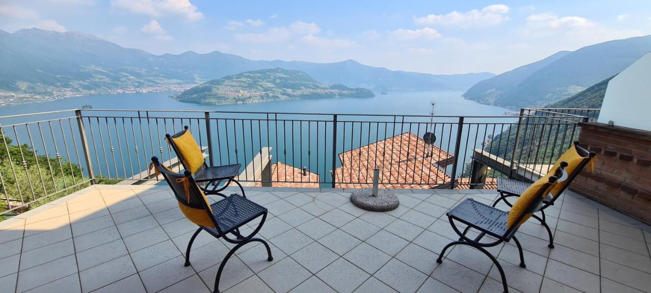 Parzanica La Villetta In Residence Con Piscina E Vista Lago מראה חיצוני תמונה